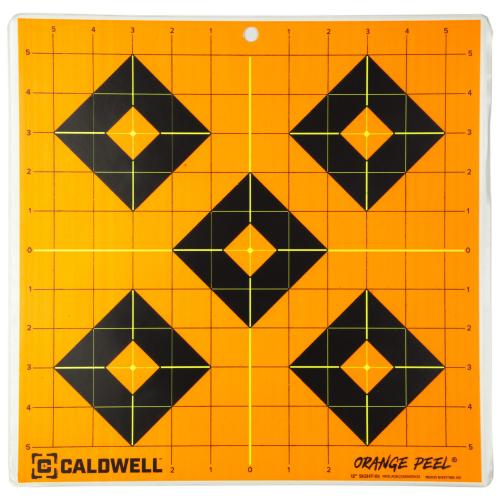 Caldwell Sight-In Target 12" Orange/Black 5Pk photo