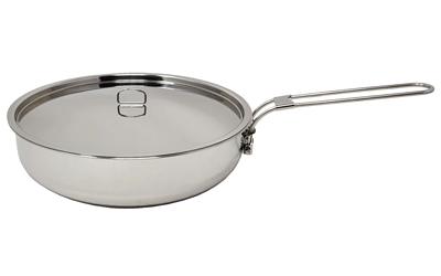 Pathfinder Folding Skillet and Lid Stainless photo