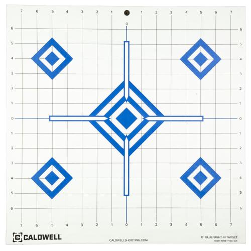 Caldwell Sight-In Target 16" Blue/White 10Pk photo