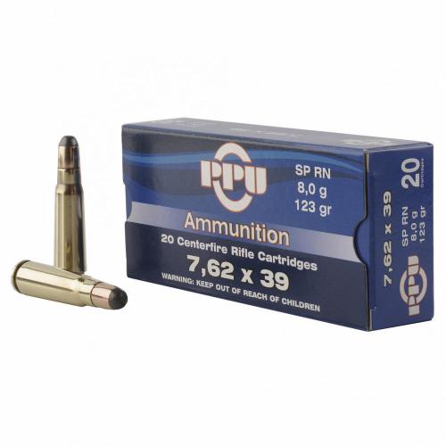 Ppu 7.62x39 Solid Point 123gr 20/1000 photo