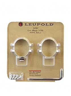 Leupold Standard 1" Rings Lower Silver photo