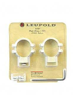 Leupold Standard 1" Rings High Silver photo