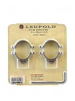 Leupold Dual Dovetail Rings Lower Matte photo