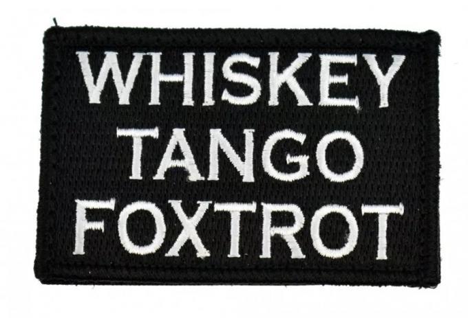 Various Embroidered Velcro backed Patches «Whiskey, photo