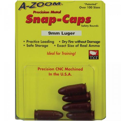 A-Zoom Snap Caps 9mm Luger/5 Pack photo