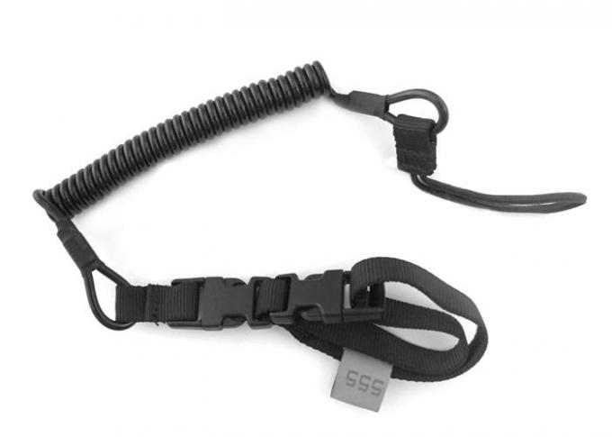 Strengthened twisted pistol cord  fasteks-loop/black photo